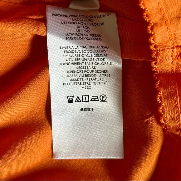 Anthropologie Maeve Flounced Halter Maxi Dress Pink Orange Large NWOT - Picture 12 of 13